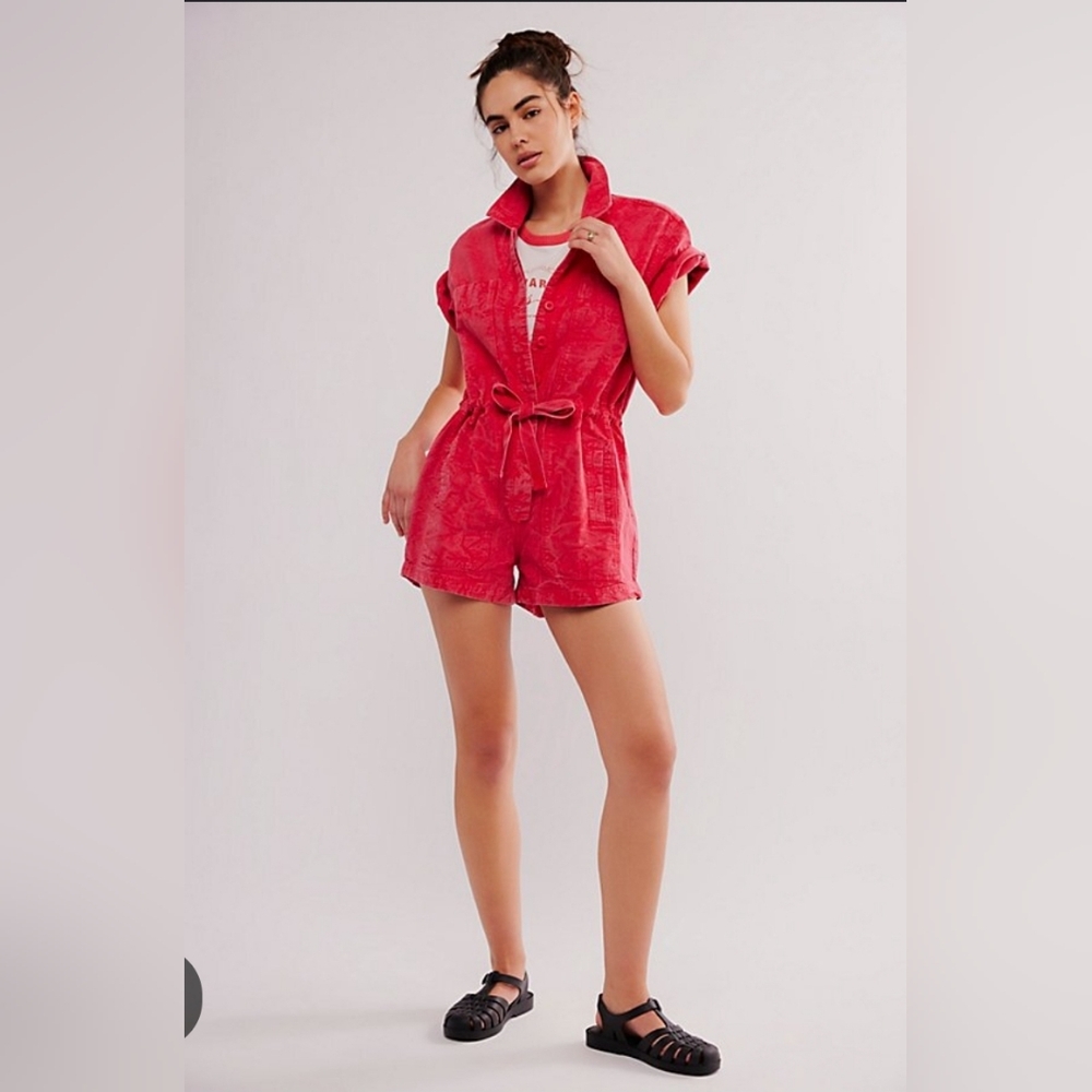 Free People Rhodes Chino Coverall